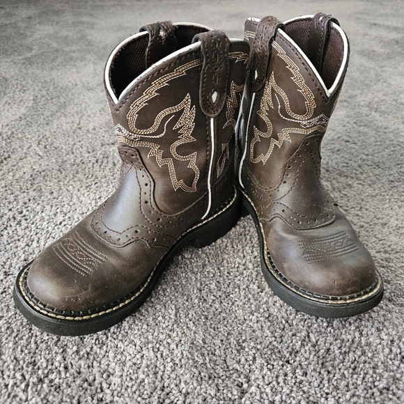 Justin Gypsy Round Toe Cowboy Boots sz 12D (Wide) - Picture 2 of 6